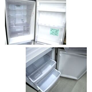 冷蔵庫 2014年製 256L 2ドア 三菱 MR-HD26X-B 黒 256リットル 二百