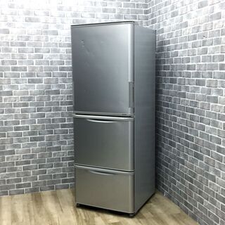 ハッピー西葛西店】3ドア 350L 冷蔵庫 【どっちもドア】シャープ 2018
