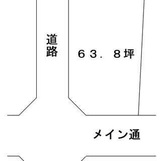 🌟伊賀市希望ヶ丘東・６３，８坪・売土地・メイン通沿い・南西角地