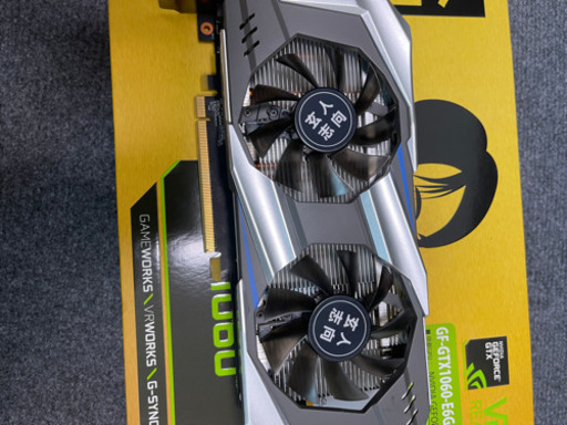 玄人志向 GF-GTX1060-E6GB/OC2/DF 6GB グラフィックボード 