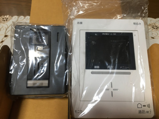 難あり　中古のモニター付きドアホン