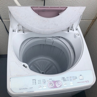 シャープ2012年製洗濯機4.5kgの画像