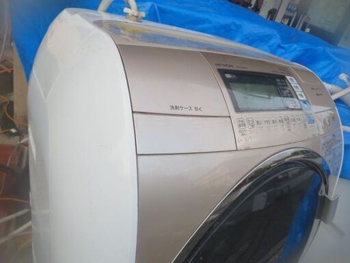 問い合わせ終了！値下げしました！持ち帰り特価！日立ドラム式洗濯乾燥機10キロ　2013年製BD-V9500L　返品不可商品