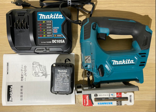 中古　マキタ　JV-101D  10.V 充電式ジグソー　セット