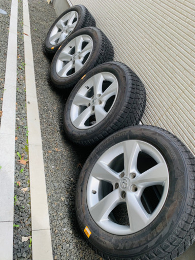 235/60R18 ブリヂストン/DM-V2 レクサス LEXUS RX 純正 18インチ 7.5J ＋35 5H スタッドレス 4本