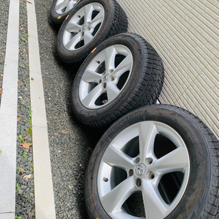 235/60R18 ブリヂストン/DM-V2 レクサス LEXUS RX 純正 18インチ 7.5J ＋35 5H スタッドレス 4本