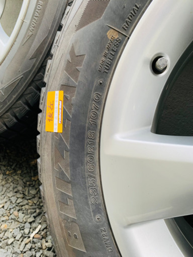 235/60R18 ブリヂストン/DM-V2 レクサス LEXUS RX 純正 18インチ 7.5J ＋35 5H スタッドレス 4本