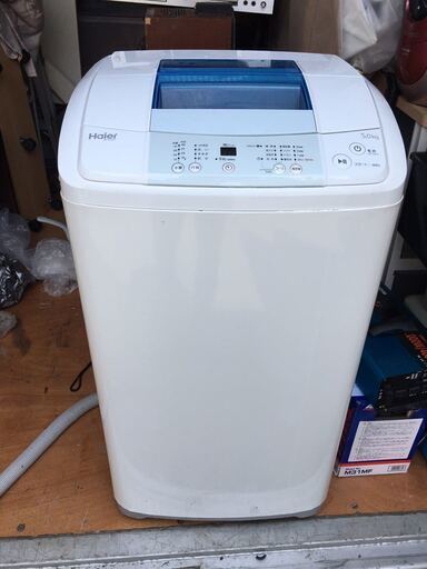 Haier ハイアール 全自動 洗濯機 JW-K50H 風乾燥 高濃度洗浄 ステンレス槽 節水 5kg 全自動洗濯機 電気