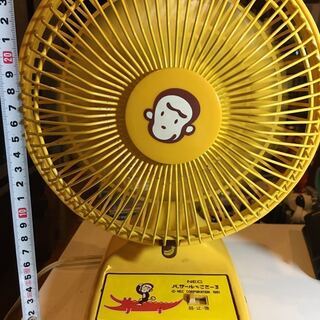 レトロ バザールでござーる 扇風機 希少 かわいい きいろ イエロー NEC 平成 昭和 懐かしいの画像