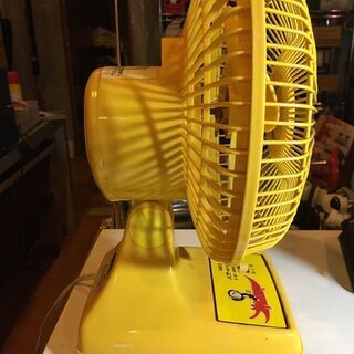 レトロ バザールでござーる 扇風機 希少 かわいい きいろ イエロー NEC 平成 昭和 懐かしいの画像