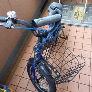 子供用自転車　14インチ　青　引渡し完了の画像