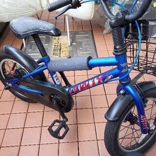 子供用自転車　14インチ　青　引渡し完了の画像