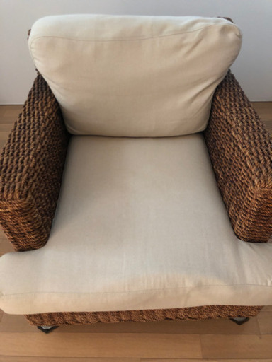 アジアンテイスト　シングルソファ