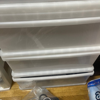 プラスチックチェスト2点　ワイドの画像