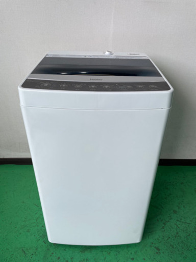 全品半額SALE‼️美品✨ Haier/ハイアール/2019年製/全自動電気洗濯機/5.5kg/JW-C55A/説明書有り ホース有り/配送可能/13000円→6500円✨/0710c