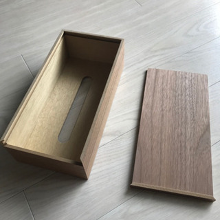 ティッシュケース 木製 ニトリの画像