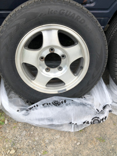 最終値下げジムニー JA11純正ホイール、DUNLOP スタッドレスタイヤ