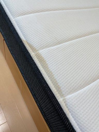 ニトリ　シングルベッド　収納　ライト付き