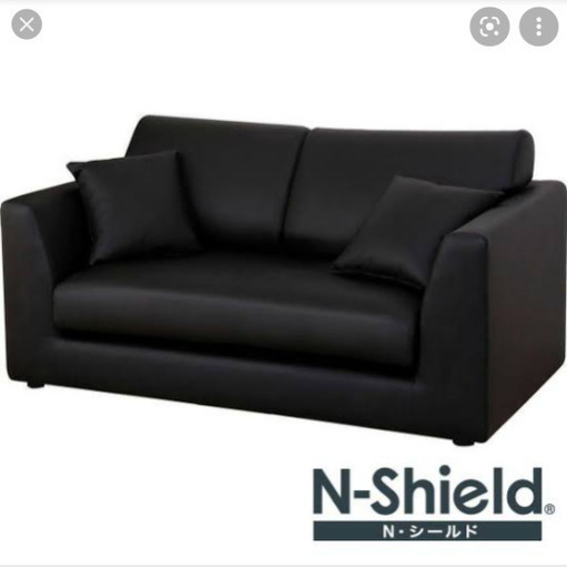 《値下げ》ニトリ　2人用ソファ　Nシールド　A3 BK