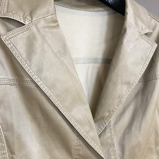 値下げ‼️ベージュのLサイズブルゾン☆未使用の画像