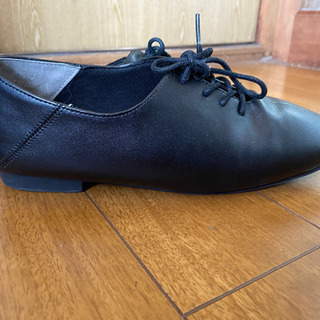 黒　柔らかパンプス　靴