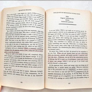 【ネット決済・配送】Quantum Healing Exploring the Frontiers of Mind/Body Medicine Deepak Chopra M.D. 洋書 本 book の画像