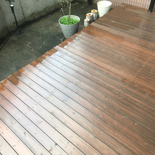 【受付終了】ウッドデッキ　3.6m×1.8m分の材料