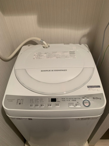SHARP 洗濯機6.0キロ