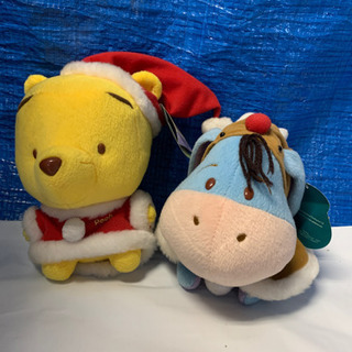 プーさんシリーズのぬいぐるみ（2個）