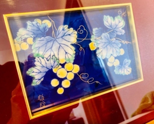 店頭販売済　 深川製磁 陶板画