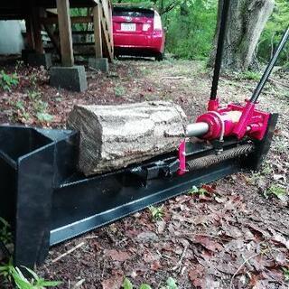  薪割り機 手動 油圧 簡単ハイパワー10t toolsisla...