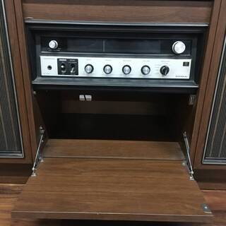 ⭕⭕⭕PR1/97　ナショナル ナショナルステレオ レコードプレーヤー スピーカー ステレオ SC-950 動作品 レトロ 希少 レア 日本製 ジャンク⭕⭕⭕の画像