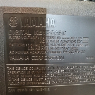 YAMAHA キーボード PSR-E360 J3cti0076421の画像