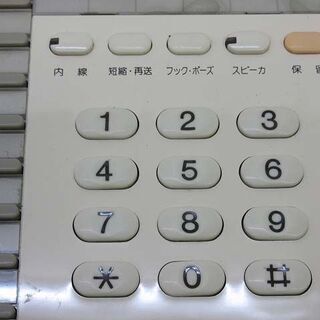 ss2630　NTT　ビジネスホン　SK-12DSTEL-1　ホワイト　12回線表示器付電話機　電話　ビジネスフォン　白　オフィス用　会社用　業務用　電話機の画像