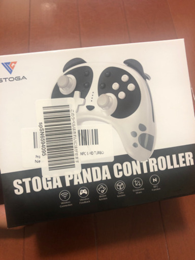 【新品】Switch/Lite/PC STOGA パンダ プロコン NFC 6軸ジャイロセンサー搭載 HD振動 TURBO連射機能付き スイッチ全てのシステムに対応 日本語取扱説明書