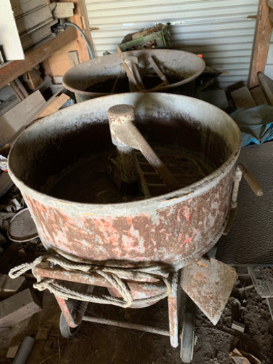 モルタルドラムミキサー