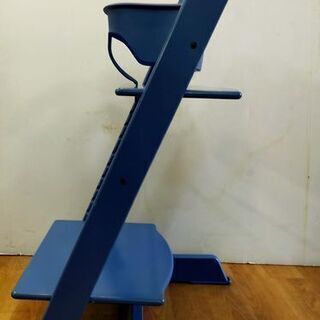 【着払い対応可能！！旧鹿児島市内送料無料】 リサイクルストアスターズ城西店STOKKE ストッケ トリップトラップ TRIPP TRAPP ベビーチェア ブルー ベビーセット付きの画像