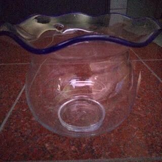 金魚鉢　お持ち帰り頂ける方（ガラス製）お相手が決まりました。の画像