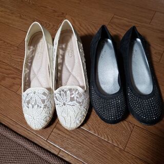 パンプス→2足セット/サイズM→23.0～23.5