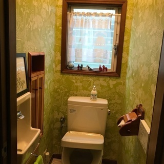 ムーミン谷のトイレをイメージしたリフォーム工事