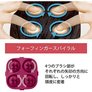 パナソニック 頭皮エステ サロンタッチタイプ ルージュピンク調 EH-HE99-RPの画像