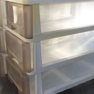 ☆無料☆発送不可☆３段×２列　押入れ引き出し収納☆の画像