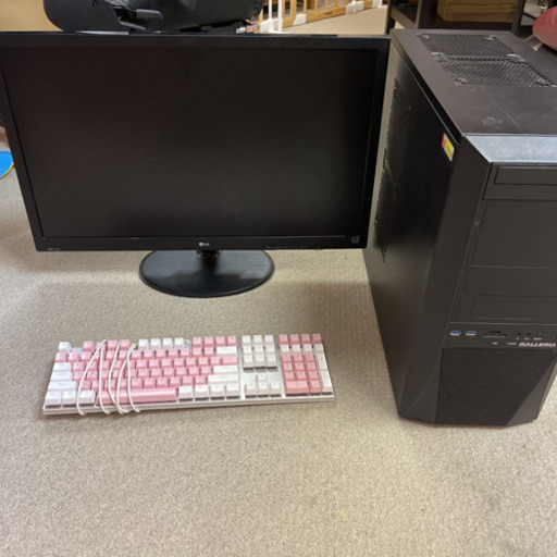 激安ゲーミングPC モニターセット i7-8700 16GB GTX1070Ti