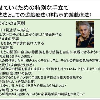 遊戯療法（プレイセラピー）を発達支援に活かしていくためのオンライン勉強会の画像