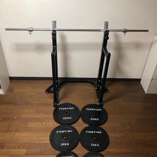 【値下げ】バーベルセット 100Kg！自宅の筋トレ♫