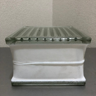 未使用 ガラスブロック6個セット パラレル柄 JINGHUA 建...