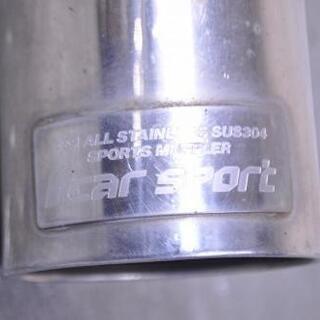 キャロル アルトにも使用可能(HB23S HA23S) 社外 Kcar sport 破損無 取付OK リアマフラー テールパイプ ステンレス の画像