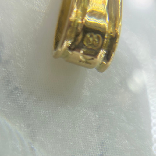 【中古品】K18/k21.6  オールドインディアン  11.4g［8］