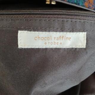 【最終値下げ】秋冬トートバッグ☆chocolraffine robe☆美品！の画像