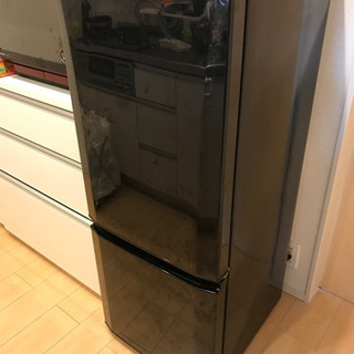 【取引中】冷蔵庫　三菱冷蔵庫(黒)